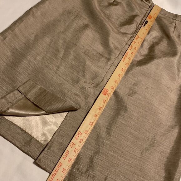 Stefani Studio Woman size 14W two piece skirt and jacket.  Goldfish/tanish - Picture 10 of 14